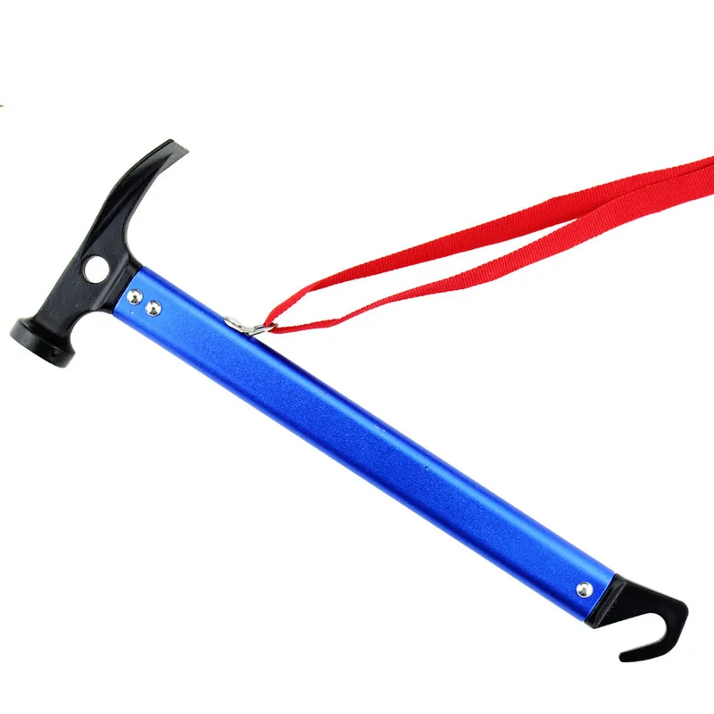 Nail Hammer Outdoor Mountaineering Camping Tent Ground Hook Aluminum Handle Mason Multi-function gear hiking hunting
Nail Hammer Outdoor Mountaineering Camping Tent Ground Hook Aluminum Handle Mason Multi-function gear hiking hunting