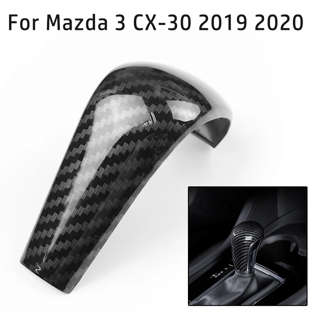 Gear Shift Knob Cover For Mazda 3 CX-30 2019 2020 Carbon Fiber Gear Shift Lever Knob Cap Cover Trims
Gear Shift Knob Cover For Mazda 3 CX-30 2019 2020 Carbon Fiber Gear Shift Lever Knob Cap Cover Trims