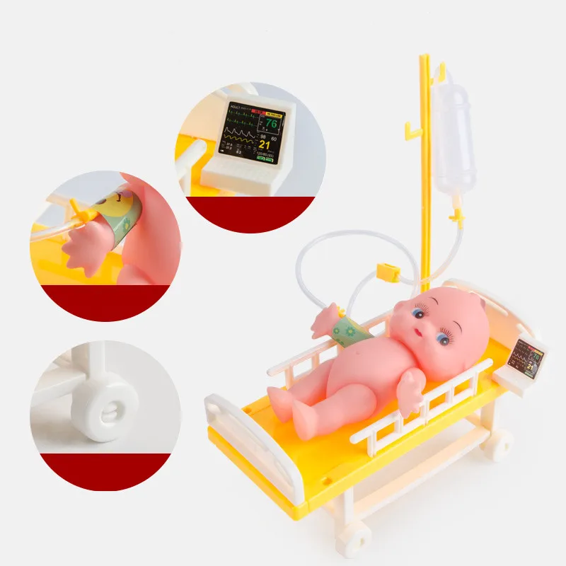 Детский комплект игрушек-врачей имитация медицинского оборудования Детская