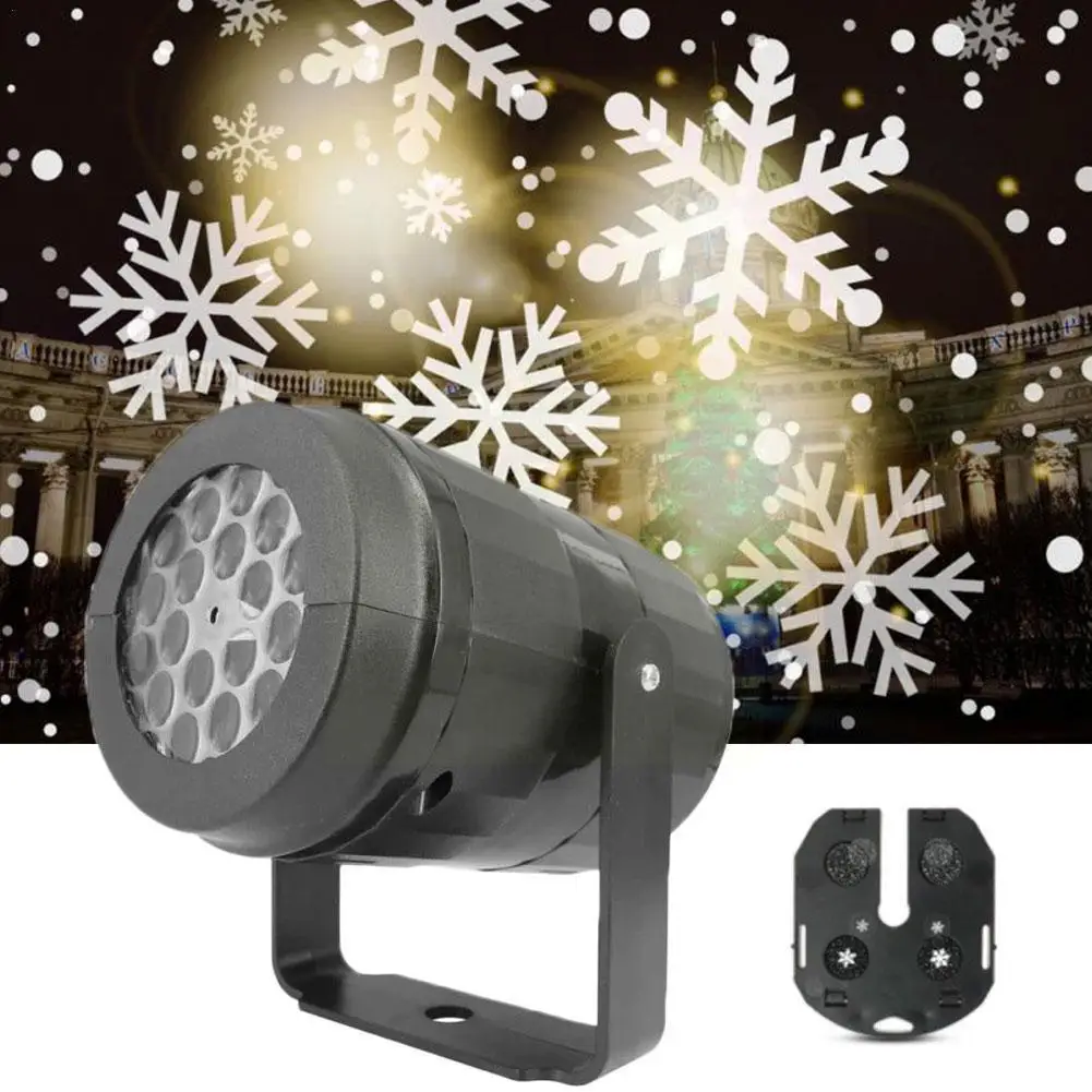Christmas Snowflake Light Projector Outdoor Indoor Remote control Projection Lamp EU/UK/US Lights Decor Party J2K1
Christmas Snowflake Light Projector Outdoor Indoor Remote control Projection Lamp EU/UK/US Lights Decor Party J2K1