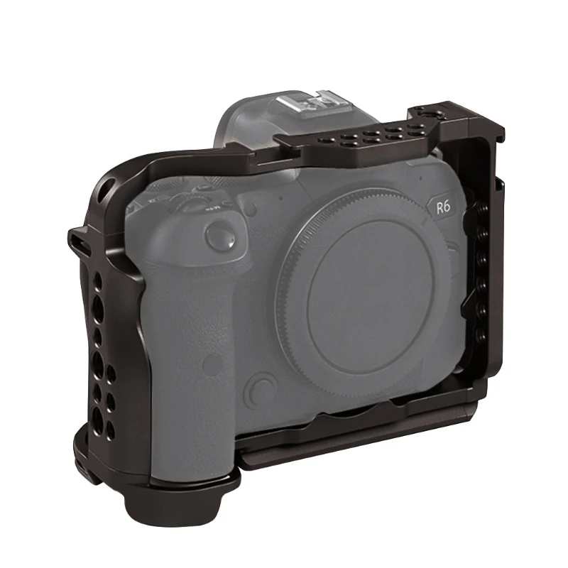 Camera Cage Replacement for -Canon EOS R5 R6 DSLR Camera with 1/4 Inch Screw Holes Dual Cold Shoe Mounts Camera Video Ri
Camera Cage Replacement for -Canon EOS R5 R6 DSLR Camera with 1/4 Inch Screw Holes Dual Cold Shoe Mounts Camera Video Ri