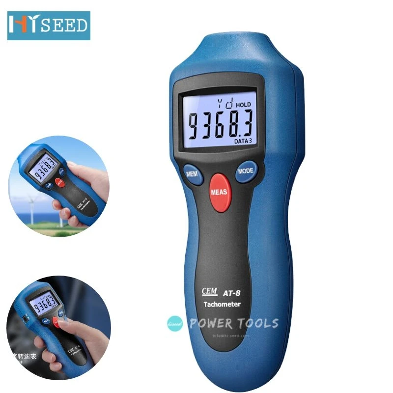 High-precision laser tachometer digital display photoelectric non-contact tachometer tachometer
High-precision laser tachometer digital display photoelectric non-contact tachometer tachometer