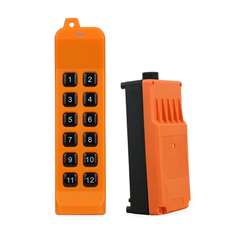 X7AA With 1 Transmitter & 1 Receiver Crane Wireless Remote Control Industrial Channel Hoist Remote Controller H21-E1C
X7AA With 1 Transmitter & 1 Receiver Crane Wireless Remote Control Industrial Channel Hoist Remote Controller H21-E1C