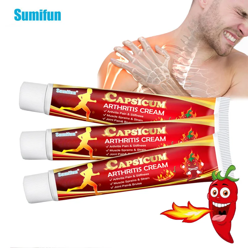 1/3Pcs Sumifun Hot Pepper Analgesic Cream Muscle Joint Lumbar Pain Relief Rheumatoid Arthritis Painkiller Body Massage Plaster
1/3Pcs Sumifun Hot Pepper Analgesic Cream Muscle Joint Lumbar Pain Relief Rheumatoid Arthritis Painkiller Body Massage Plaster