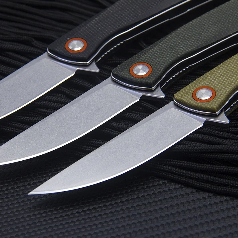 TRSKT Ball Bearing Flipper Knife Hunting Folding Knives D2 Blade ,Flax Fibe Handle Rescue Survival Tool Edc, Dropshipping
TRSKT Ball Bearing Flipper Knife Hunting Folding Knives D2 Blade ,Flax Fibe Handle Rescue Survival Tool Edc, Dropshipping