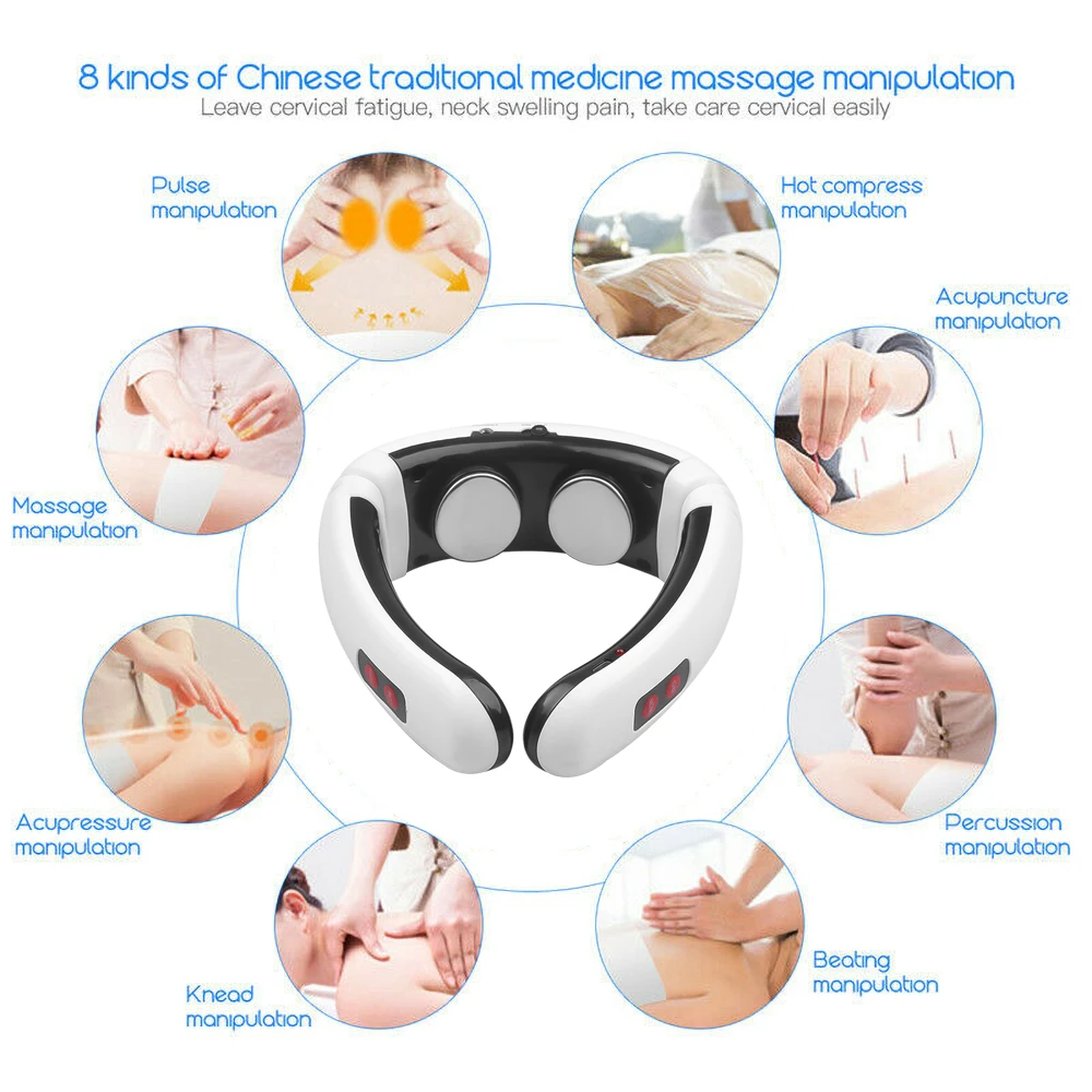 Neck Massager Electric Neck and Shoulder Massager Pain Relief Tool Health Care Relaxation Cervical Vertebra Physiotherapy TOOL
Neck Massager Electric Neck and Shoulder Massager Pain Relief Tool Health Care Relaxation Cervical Vertebra Physiotherapy TOOL