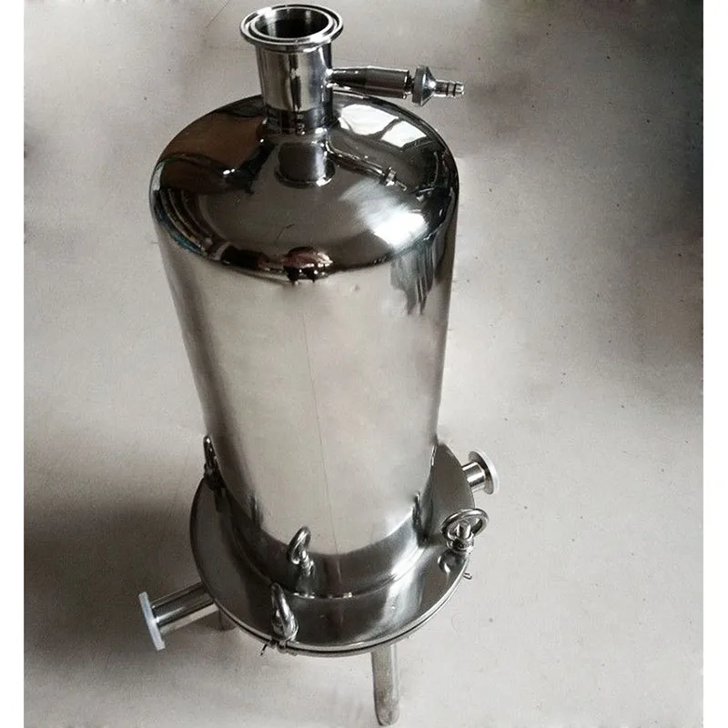 

Микропористый SUS304 санитарный фильтр Tri-Clamp Высокоточный трубный фильтр 10 дюймов наконечник OD 50,5/64 мм