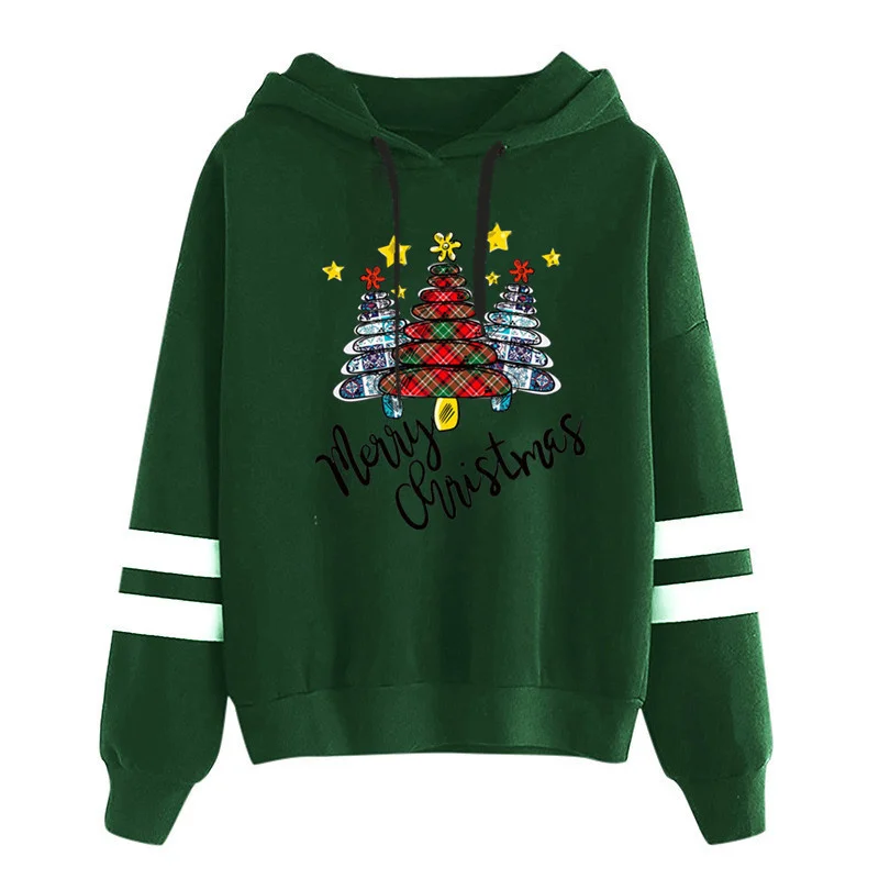 Women's Hooded Sweater Christmas Theme Printing Stitching Long-sleeved Pullover 2021 Autumn And Winter New Rm*
Women's Hooded Sweater Christmas Theme Printing Stitching Long-sleeved Pullover 2021 Autumn And Winter New Rm*