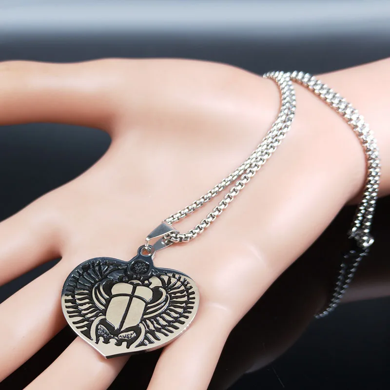 Египетский Scarab Амулет ожерелье Древние египетские животные Жук искусство