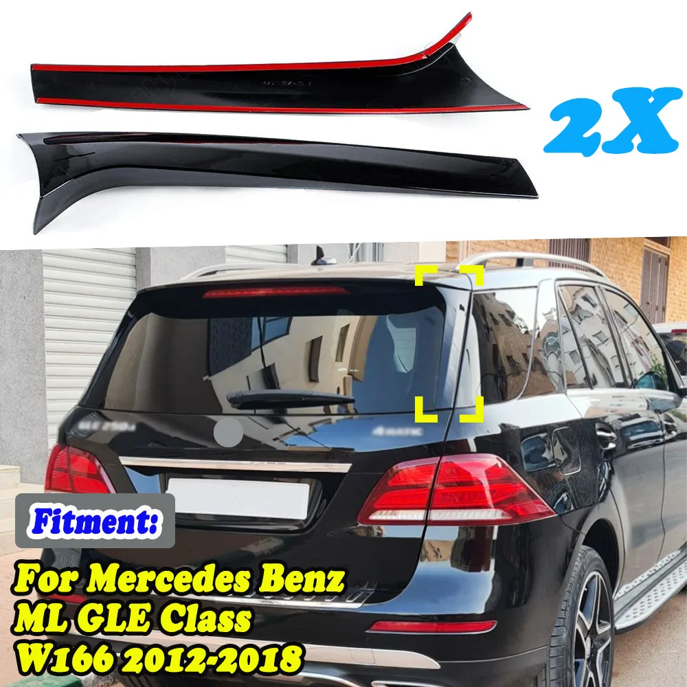 Vertical Rear Window Side Roof Spoiler Splitter Sticker For Mercedes Benz ML GLE Class W166 2012 2013 2014 2015 2016 2017 2018
Vertical Rear Window Side Roof Spoiler Splitter Sticker For Mercedes Benz ML GLE Class W166 2012 2013 2014 2015 2016 2017 2018