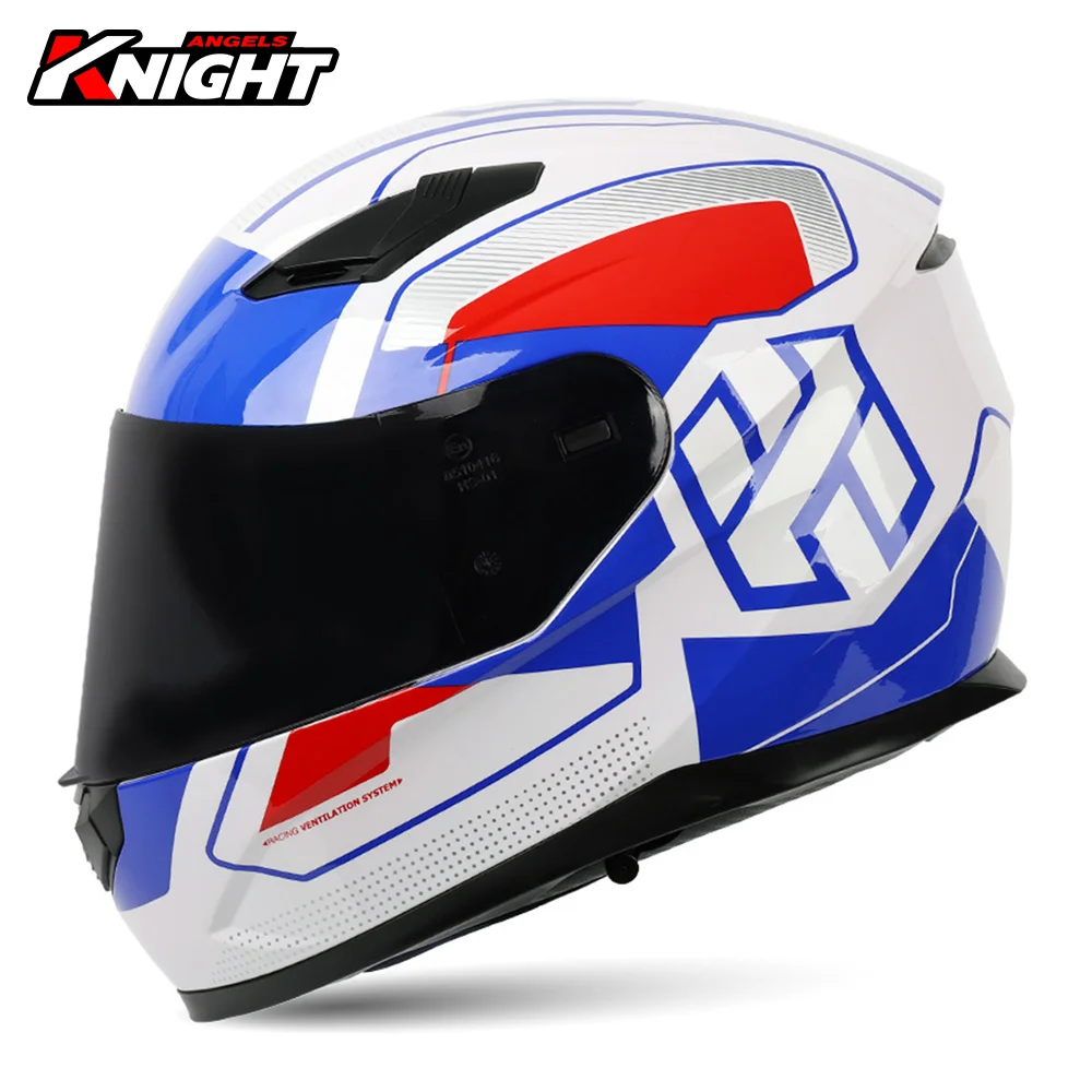 

HNJ Motorcycle Helmet Casco Moto Motocross Double Lens Racing Helmet Men Women DOT Certification Full Face Helmet Four Seasons