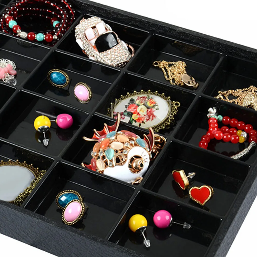 10/12/24/30/36/45 Grids Ring Earrings Jewelry Organizer Display Tray Storage Box
10/12/24/30/36/45 Grids Ring Earrings Jewelry Organizer Display Tray Storage Box