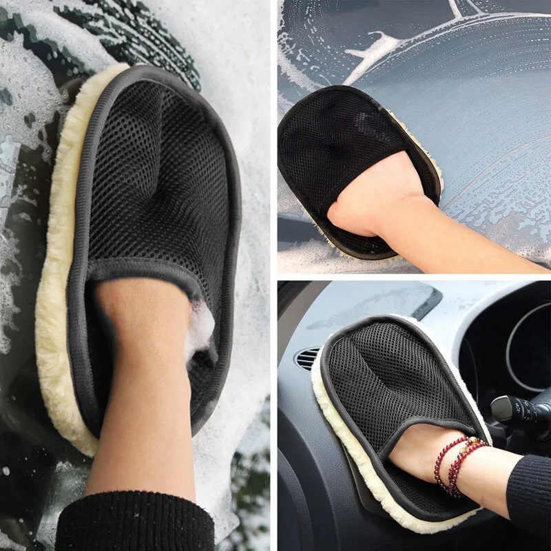 For Car Styling Cleaning Wool Soft Washing Gloves Care Windshields Auto Replacement Motorcycle Cleaning Washer Brush
For Car Styling Cleaning Wool Soft Washing Gloves Care Windshields Auto Replacement Motorcycle Cleaning Washer Brush