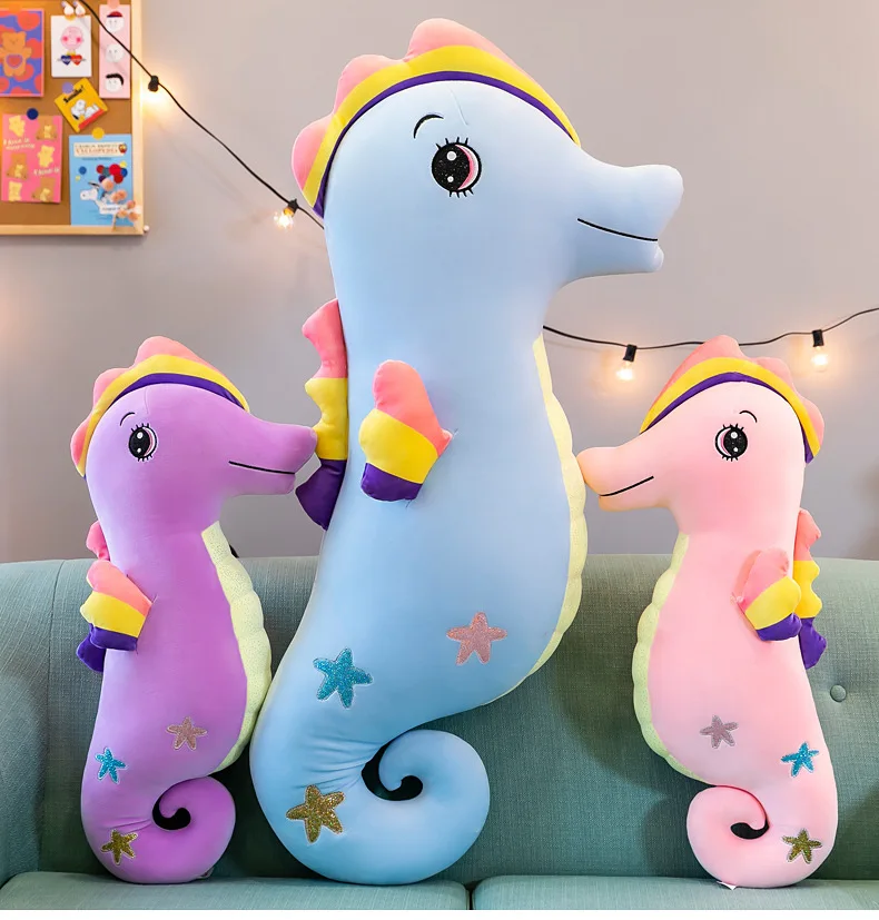 Zqswkl 70/90cm colorful seahorse big stuffed animals anime pillow hugs doll children plush toys for girls christmas birthday
Zqswkl 70/90cm colorful seahorse big stuffed animals anime pillow hugs doll children plush toys for girls christmas birthday