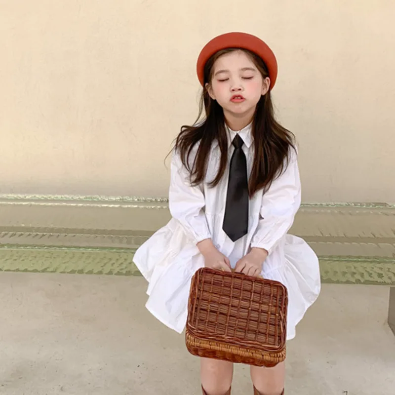 Spring Children Girls Dress Baby Dresses Princess Casual Shirts Dresses Long Sleeve White Toddler Kids Dresses For Girls Autumn
Spring Children Girls Dress Baby Dresses Princess Casual Shirts Dresses Long Sleeve White Toddler Kids Dresses For Girls Autumn