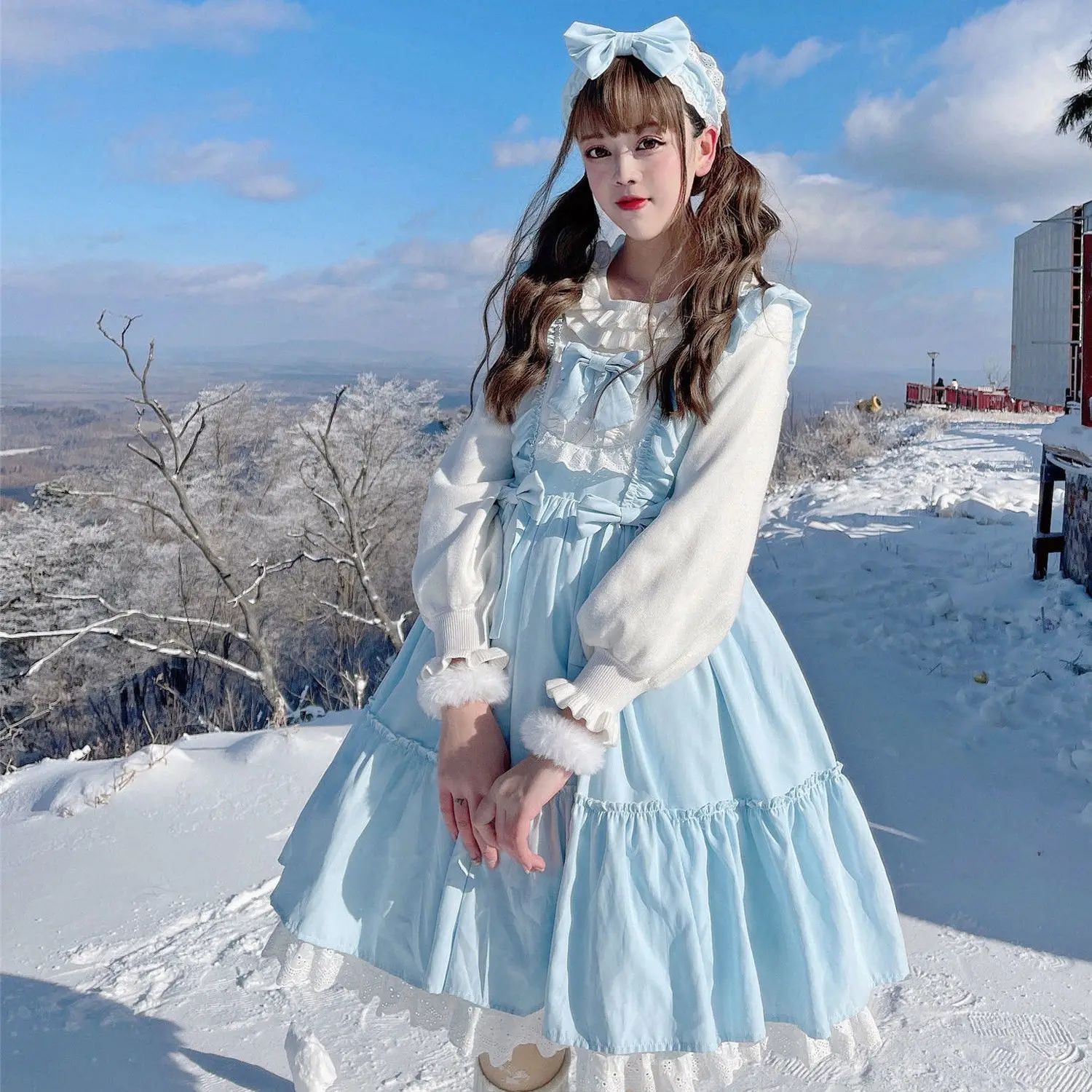 Japanese Kawaii Lolita Dress Ladies Party Vintage Lolita Jsk Dress Women Harajuku Sweet Sleeveless Bowknot Suspender Dresses
Japanese Kawaii Lolita Dress Ladies Party Vintage Lolita Jsk Dress Women Harajuku Sweet Sleeveless Bowknot Suspender Dresses