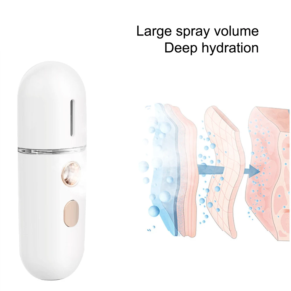 Nano Portable Face Spray Facial Body Steamer Moisturizing Skin Care Humidifier Instruments
Nano Portable Face Spray Facial Body Steamer Moisturizing Skin Care Humidifier Instruments