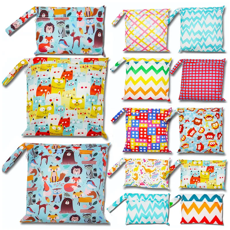 10pcs Waterproof Reusable Wet Bag For Baby Cloth Nappies Menstrual Pad Single Pocket Handle Wetbag Stroller Nappy Diaper Bag 
10pcs Waterproof Reusable Wet Bag For Baby Cloth Nappies Menstrual Pad Single Pocket Handle Wetbag Stroller Nappy Diaper Bag