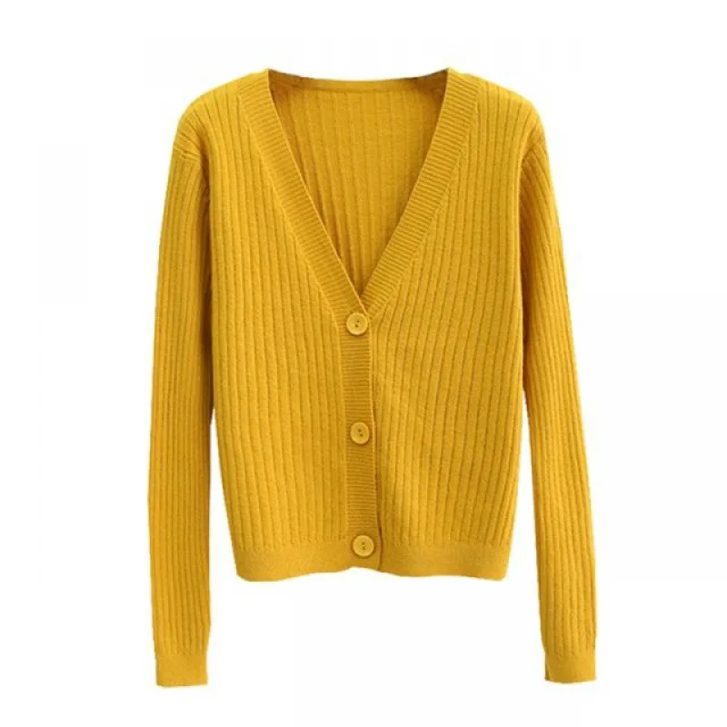 Korean Version Of The Loose Wild V-neck Needle Weave Free Shirt Autumn Sweater Outside The Temperament Long-sleeved High Waist
Korean Version Of The Loose Wild V-neck Needle Weave Free Shirt Autumn Sweater Outside The Temperament Long-sleeved High Waist