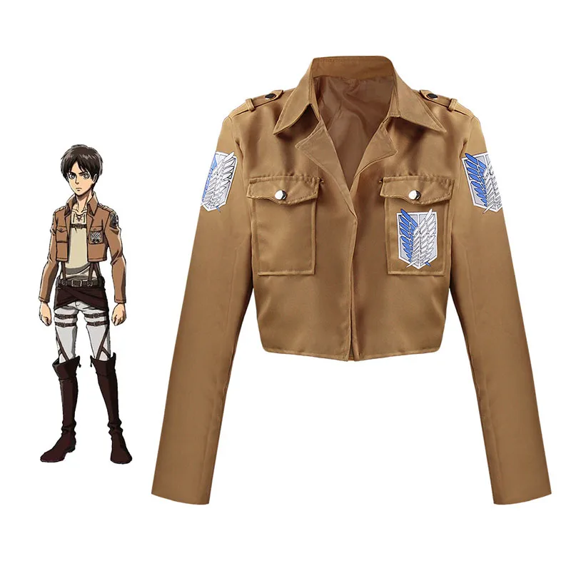 Shingeki No Kyojin Cosplay Costume Mikasa Levi Eren Jeager Cosplay Coat Jacket Attack on Titan Giants Costumes
Shingeki No Kyojin Cosplay Costume Mikasa Levi Eren Jeager Cosplay Coat Jacket Attack on Titan Giants Costumes