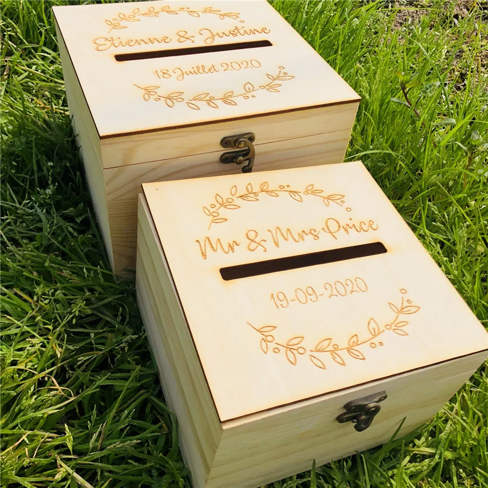 Personalised Wooden Wedding Envelope Gift Card Box Invitation Card DIY Box Wedding Guest Memory Wishing Well Wooden Box
Personalised Wooden Wedding Envelope Gift Card Box Invitation Card DIY Box Wedding Guest Memory Wishing Well Wooden Box