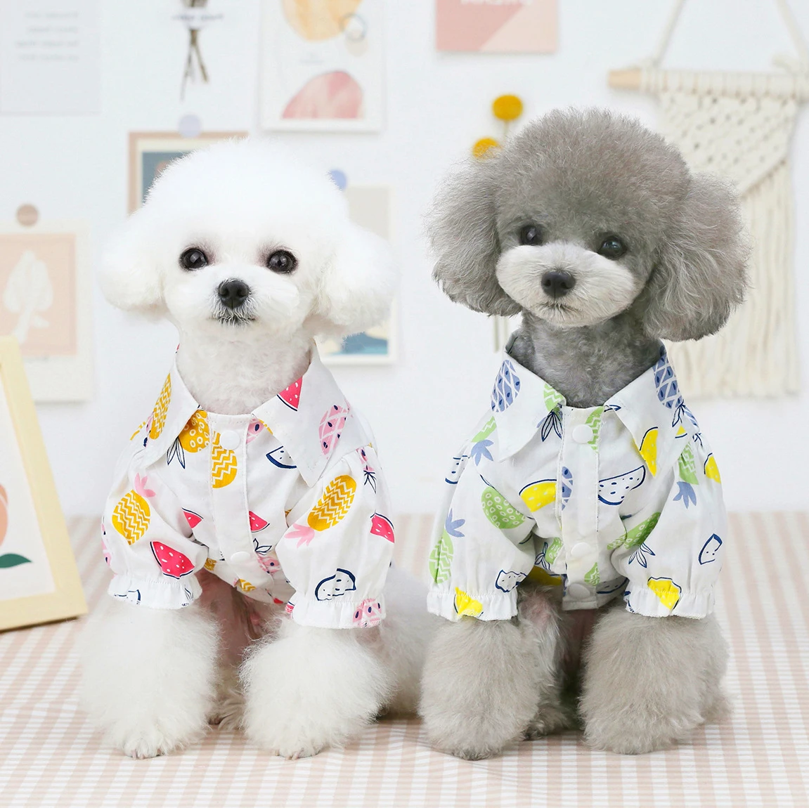 Dog Shirts Casual Spring Summer Pet Clothes Cotton Corgi Bulldog Pomeranian Yorkshire Chihuahua Teddy Akitas Puppy Cat Blouse 
Dog Shirts Casual Spring Summer Pet Clothes Cotton Corgi Bulldog Pomeranian Yorkshire Chihuahua Teddy Akitas Puppy Cat Blouse