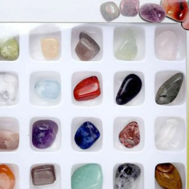 20pcs Natural Crystal Gemstone Polished Healing Chakra Stone Collection Popular Stones Decoration Crafts
20pcs Natural Crystal Gemstone Polished Healing Chakra Stone Collection Popular Stones Decoration Crafts