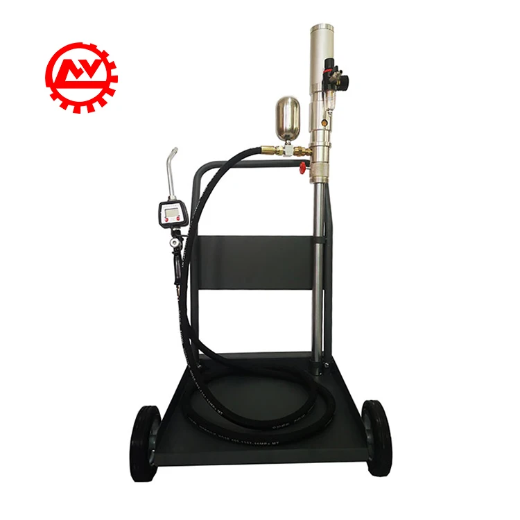 Air Operated Oil Pump Kit Mobile Pneumatic Drum Pump with Cart Trolley for drum 120 lb/16 gal
Air Operated Oil Pump Kit Mobile Pneumatic Drum Pump with Cart Trolley for drum 120 lb/16 gal
