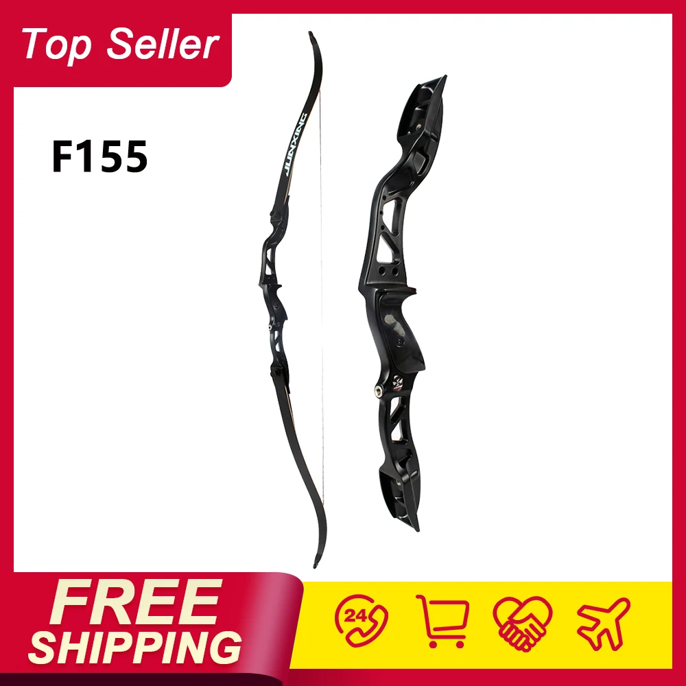 

66 Inches 16-38 Lbs Right Left Hand Recurve Bow Black with Arrow Sight and Arrow Rest Archery Hunting Shooting