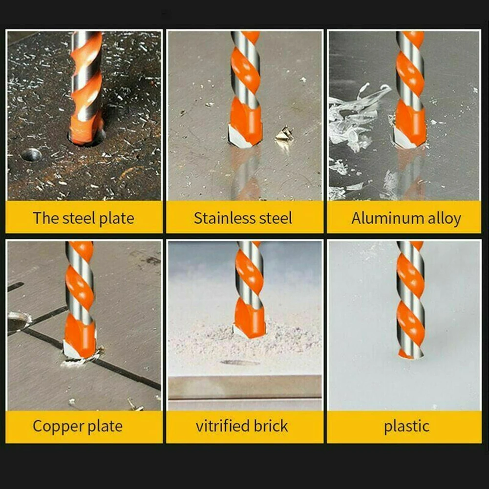 7pcs Multifunctional Alloy Tile Drill Bit Ceramic Glass Punching Hole Working 3/4/5/6/8/10/12mm Drill Bits
7pcs Multifunctional Alloy Tile Drill Bit Ceramic Glass Punching Hole Working 3/4/5/6/8/10/12mm Drill Bits