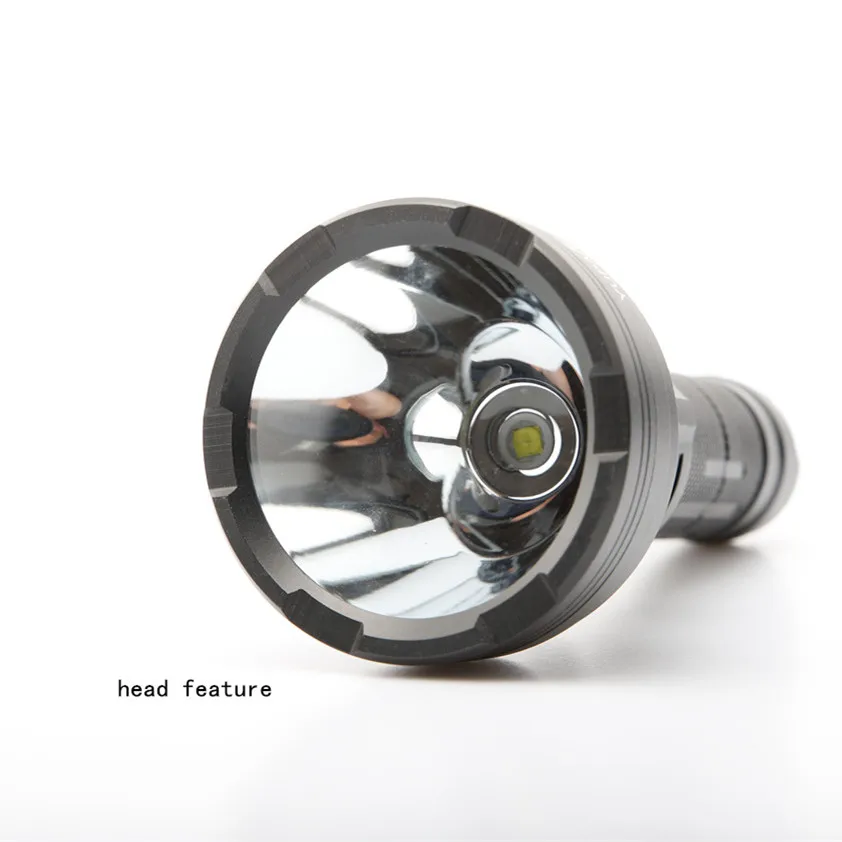 XH P50 освещения Мощный светодиодный фонарь тактический перезаряжаемый прожектор