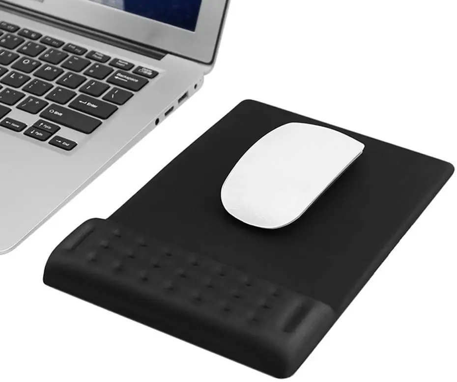 Ergonomic Padded Mouse Pad with Wrist Rest Memory Foam Soft Comfortable Wrist Rest Support Cushion for Office, Computer, Laptop
Ergonomic Padded Mouse Pad with Wrist Rest Memory Foam Soft Comfortable Wrist Rest Support Cushion for Office, Computer, Laptop
