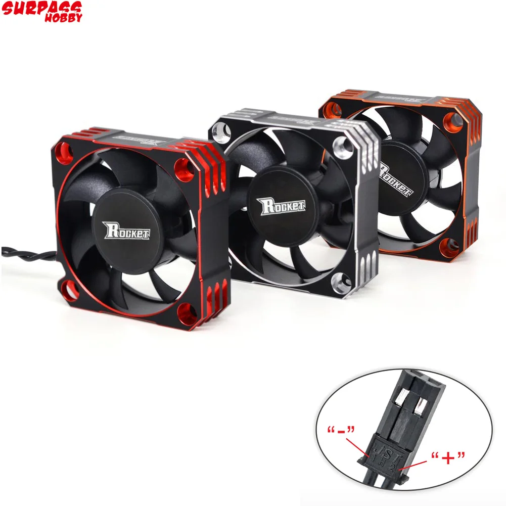 Rocket 50mm Aluminum Motor Cooling Fan Heat Dissipation 8.5V/10000RPM for 1/8 1/5 1/6 RC Car Truck Sensored Brushless Motor
Rocket 50mm Aluminum Motor Cooling Fan Heat Dissipation 8.5V/10000RPM for 1/8 1/5 1/6 RC Car Truck Sensored Brushless Motor