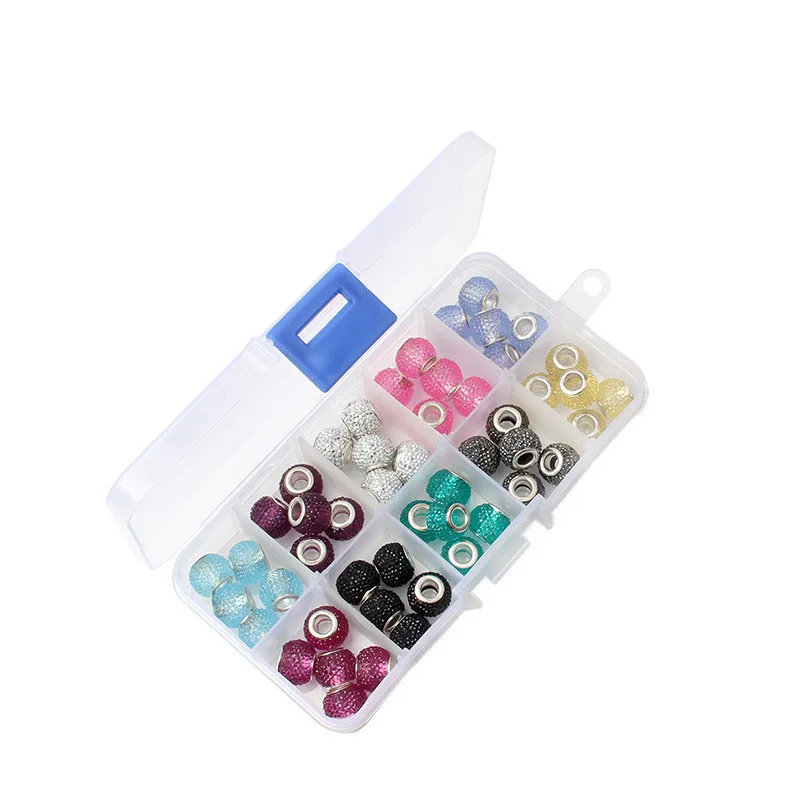 10Pcs New Crystal Shape Round European Spacer Opaque Bayberry Beads for Bracelet Charms Necklace for Women DIY Jewelry Making
10Pcs New Crystal Shape Round European Spacer Opaque Bayberry Beads for Bracelet Charms Necklace for Women DIY Jewelry Making