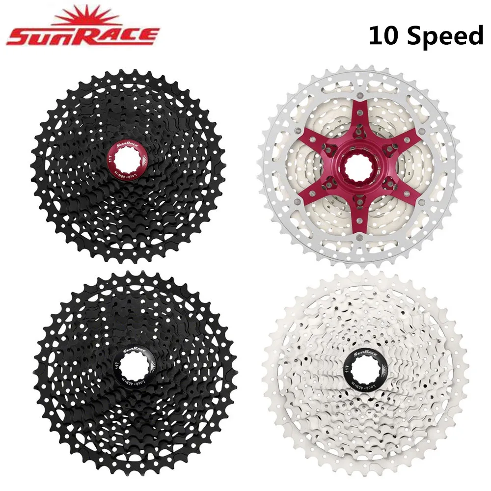 Кассета Sunrace CSMS3 CSMX3 10 скоростей 11 40T 42T 46T кассета для велосипеда подходит маховика