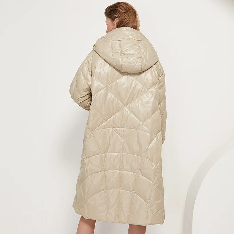 Aachoae Fashion Long Hooded Down Women Hooded Collar White Duck Jacket Solid Long Sleeve Pocket Chic Coat Outwear Winter 2020
Aachoae Fashion Long Hooded Down Women Hooded Collar White Duck Jacket Solid Long Sleeve Pocket Chic Coat Outwear Winter 2020