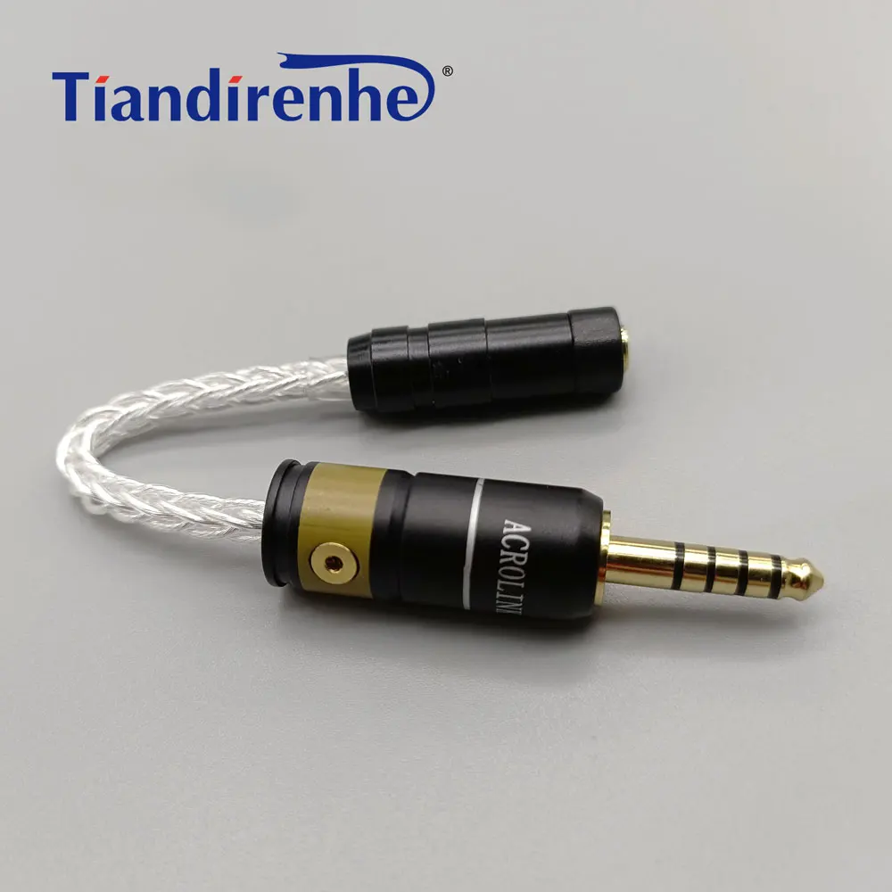 4.4mm Balance Interface turn to 3.5mm Adpter Cable 8 Core Single Plated Silver Audio Wire 4.4mm Male to 3.5mm Female
4.4mm Balance Interface turn to 3.5mm Adpter Cable 8 Core Single Plated Silver Audio Wire 4.4mm Male to 3.5mm Female