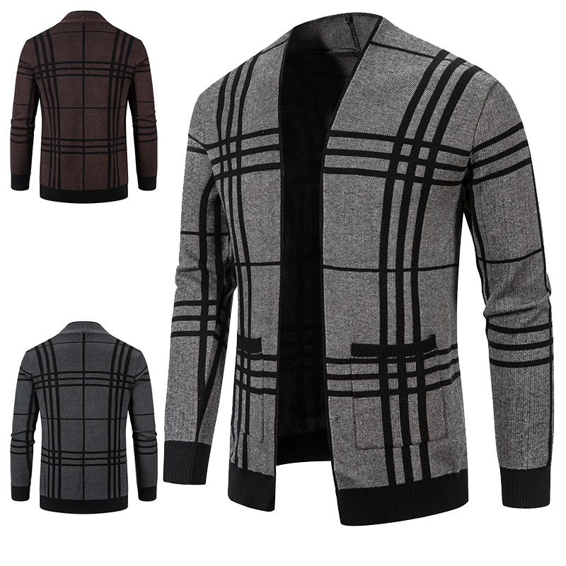2021 New Fashion Cardigan Men's Knit Winter Coats Business Casual Jackets Male Tops Man Coat
2021 New Fashion Cardigan Men's Knit Winter Coats Business Casual Jackets Male Tops Man Coat