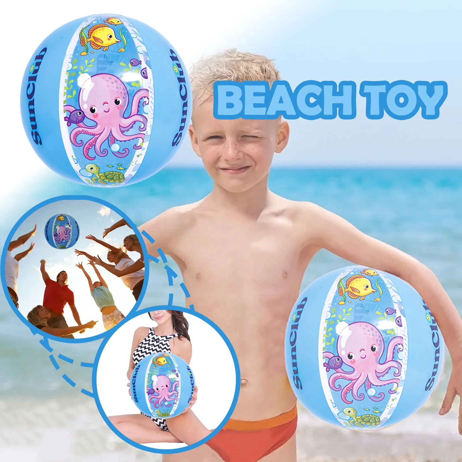2021 Octopus Beach Ball Kids Inflatable Summer Swimming Toy Children Pool Play Toy Outdoor Holiday Party Water Game Sports Toy
2021 Octopus Beach Ball Kids Inflatable Summer Swimming Toy Children Pool Play Toy Outdoor Holiday Party Water Game Sports Toy