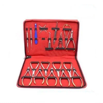 Dental Materials, Orthodontic 18-piece Set, Mechanic Shaping Forceps Tools Dental Stainless Steel Instruments Arch Wires
Dental Materials, Orthodontic 18-piece Set, Mechanic Shaping Forceps Tools Dental Stainless Steel Instruments Arch Wires