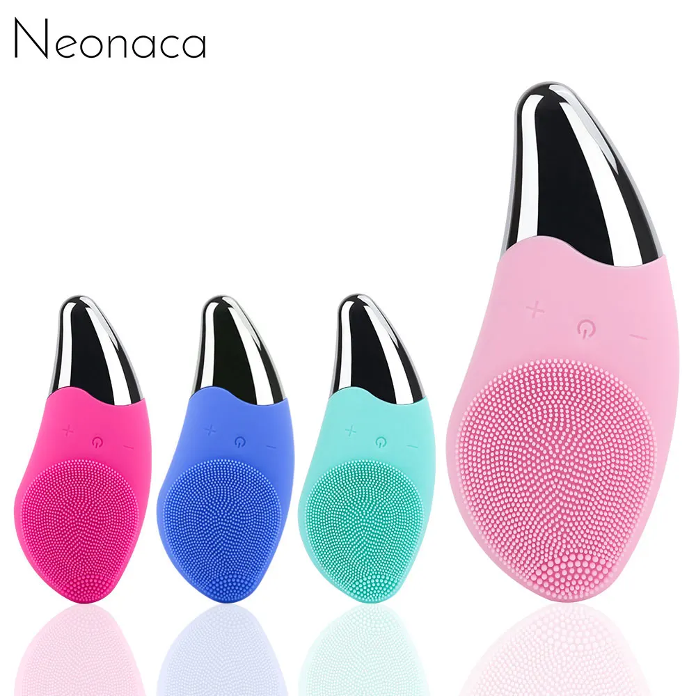 Facial Cleansing Brushes Machine Electric Silicone Massage Face Deep Cleaning Blackhead Pore Remover Sonic Cleanser Beauty Tool
Facial Cleansing Brushes Machine Electric Silicone Massage Face Deep Cleaning Blackhead Pore Remover Sonic Cleanser Beauty Tool