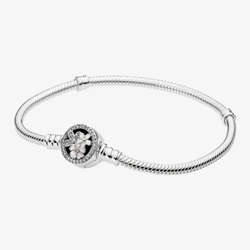 2020 New 925 Sterling Silver Pan Bracelet Round Flower Button Bracelet Fit European Charm Bracelets Women Jewelry
2020 New 925 Sterling Silver Pan Bracelet Round Flower Button Bracelet Fit European Charm Bracelets Women Jewelry