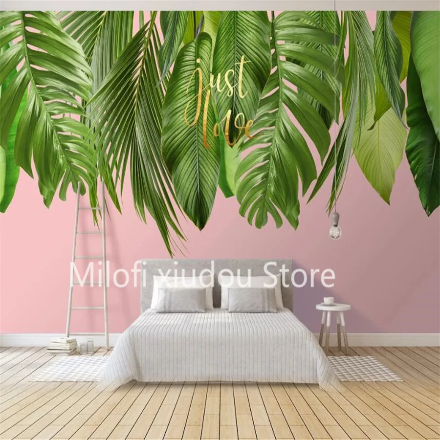 Milofi custom 3d wallpaper mural Nordic art fresh green plants green leaves living room bedroom background wall decoration paint
Milofi custom 3d wallpaper mural Nordic art fresh green plants green leaves living room bedroom background wall decoration paint