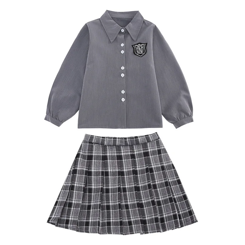 Grey Spring Autumn Baby Girls Suit Sweatshirts + Dress 2pcs Kids Teenage Outwear Children Clothing Sportwear High Quality
Grey Spring Autumn Baby Girls Suit Sweatshirts + Dress 2pcs Kids Teenage Outwear Children Clothing Sportwear High Quality