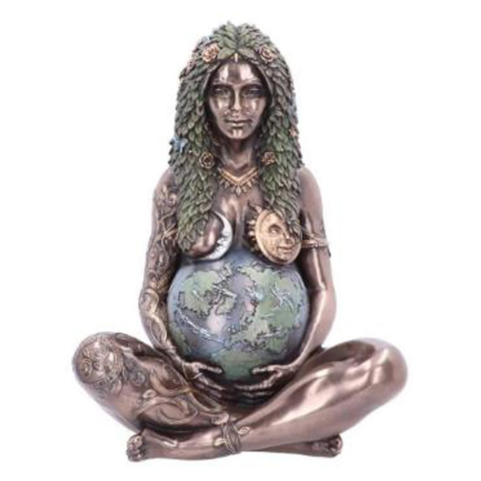 Mother Earth Meditate Statue Resin Decoration Earth Mother Gaia Goddess Ornaments Indoor Outdoor desktop Zen style Decor
Mother Earth Meditate Statue Resin Decoration Earth Mother Gaia Goddess Ornaments Indoor Outdoor desktop Zen style Decor