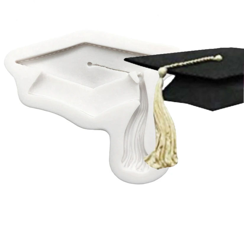 Wholesale 10 pcs/lot Bachelor's Cap Graduation Silicone Sugarcraft Mold Fondant Cake Decorating Tools Cupcake Baking Mold
Wholesale 10 pcs/lot Bachelor's Cap Graduation Silicone Sugarcraft Mold Fondant Cake Decorating Tools Cupcake Baking Mold