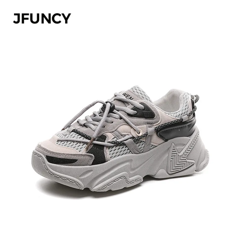 JFUNCY Women's Sports Shoes Spring Autumn Comfy Breathable Lace-Up Net Thick Bottom Sneakers Women Shoe Casual Female Flats
JFUNCY Women's Sports Shoes Spring Autumn Comfy Breathable Lace-Up Net Thick Bottom Sneakers Women Shoe Casual Female Flats