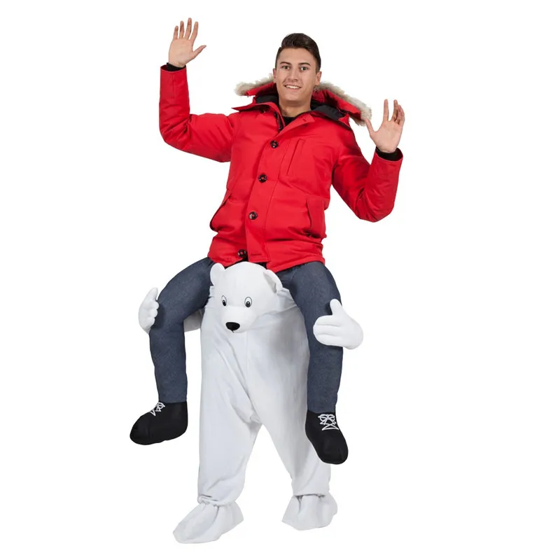 160-190CM Adults Kids White Bear Carry Me Mascot Magic Pants Outfit Halloween Cosplay Costumes Carnival Party Dress Up Suit
160-190CM Adults Kids White Bear Carry Me Mascot Magic Pants Outfit Halloween Cosplay Costumes Carnival Party Dress Up Suit