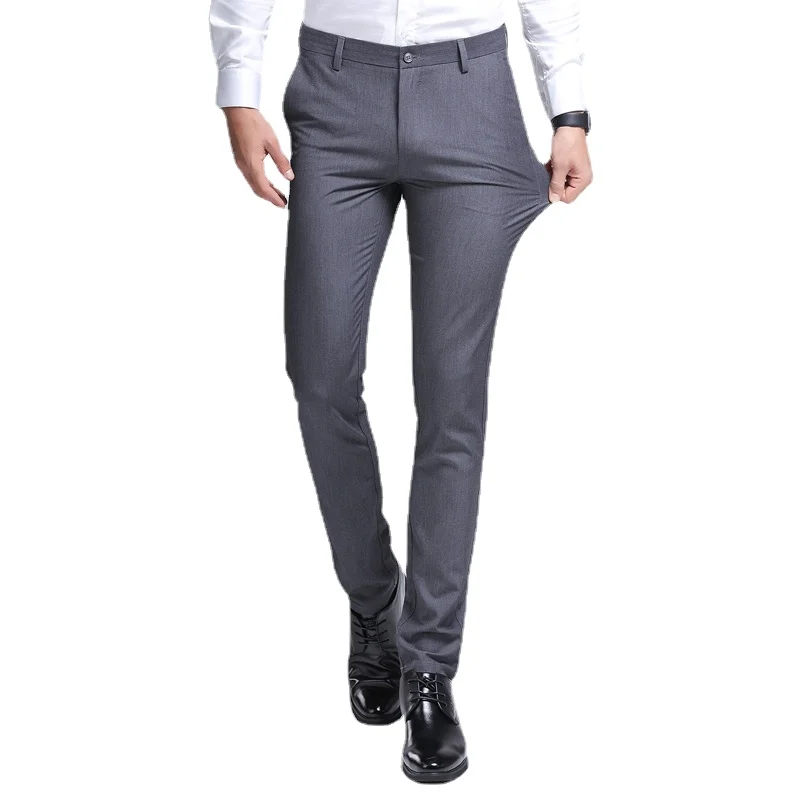 Mens Pants Cotton Casual Stretch male trousers man long Straight High Quality 4 color Plus size pant suit / mens dress pants
Mens Pants Cotton Casual Stretch male trousers man long Straight High Quality 4 color Plus size pant suit / mens dress pants