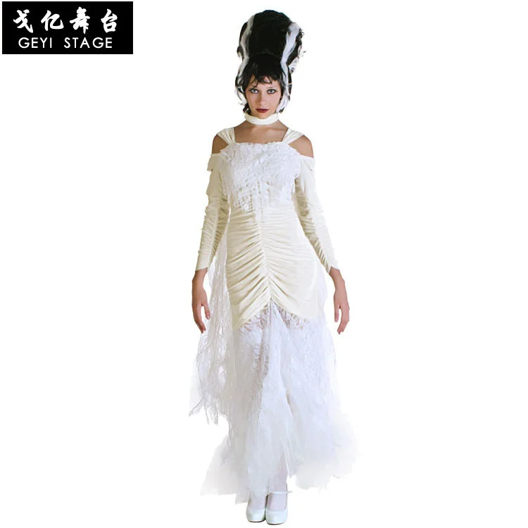 Halloween Easter Stage Costume COSPLAY Alice in Wonderland White Queen White Witch Costume
Halloween Easter Stage Costume COSPLAY Alice in Wonderland White Queen White Witch Costume